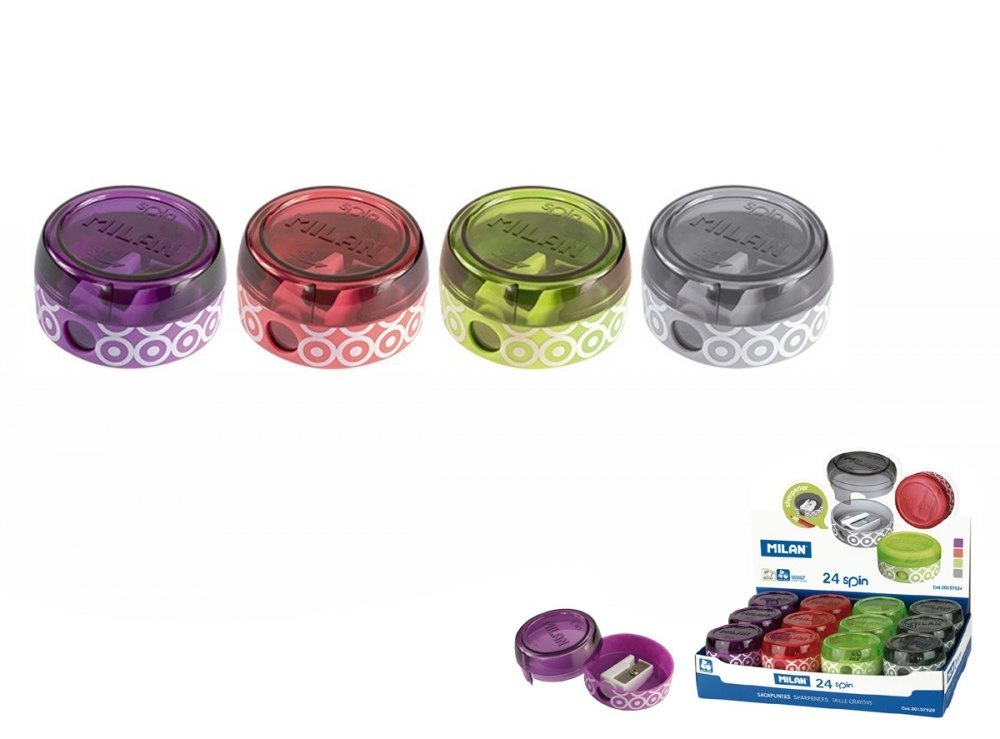 Sharpener MILAN SPIN, PUD. 24 PCS.